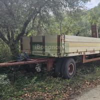 Rimorchio 2 assi Bertoja legale stradale rampe