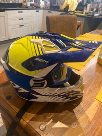 Casco race cross SHOT e maschera cross