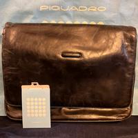 Borsa postina Piquadro blue square
