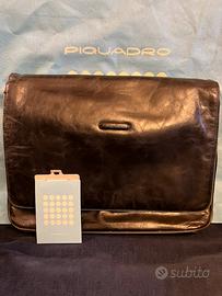 Borsa postina Piquadro blue square