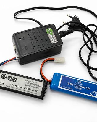 Kit Modellismo Caricabatterie +Batterie