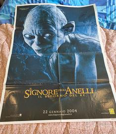 4 Locandine 140x100 Signore degli Anelli