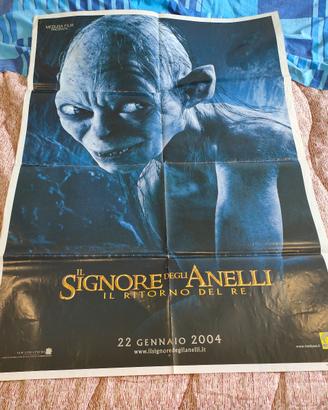 4 Locandine 140x100 Signore degli Anelli