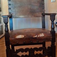 Sedia notarile antica 