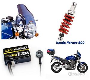 Honda Hornet 900 scarico trasmissione freni plexi