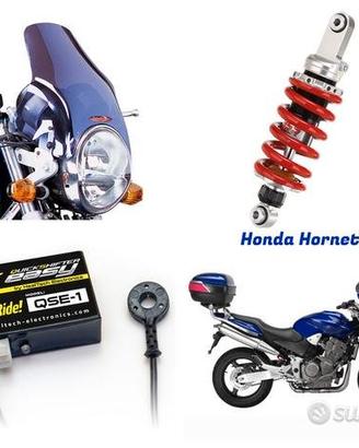 Honda Hornet 900 scarico trasmissione freni plexi