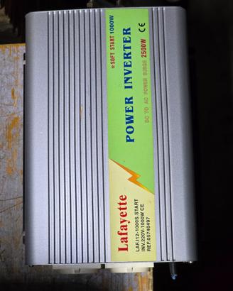 ⚡ Inverter 1000W Lafayette (12V-220V) 🚐