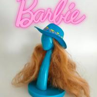 parrucca Barbie cowgirl vintage Mattel 