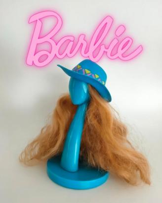 parrucca Barbie cowgirl vintage Mattel 