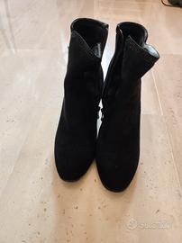 polacchino pelle nera