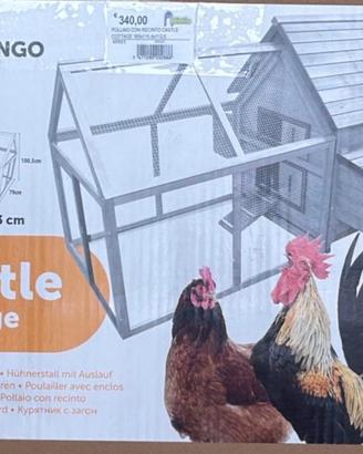 CASETTA PER GALLINE CASTLE COTTAGE GRIGIO