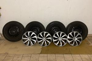 4 cerchi in ferro da 16 + gomme invernali