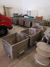 VAGONETTI da 200 Litri INOX USATI