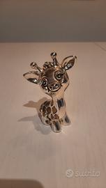 Statuetta argento animali Ardé - giraffa