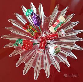 Vintage Dartington Glass Palm Bowl