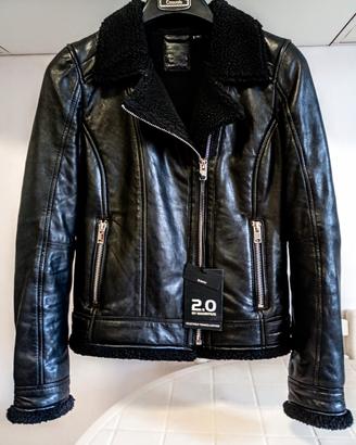 Giacca di pelle - black 2.0 by Mauritius

- XS