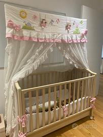 Lettino Neonata in Legno Golden Baby