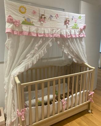 Lettino Neonata in Legno Golden Baby