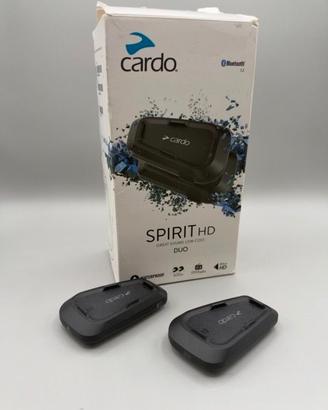 Coppia Interfoni Moto Cardo Spirit HD Duo Bluetoot