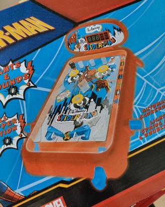 flipper spiderman elettronico 