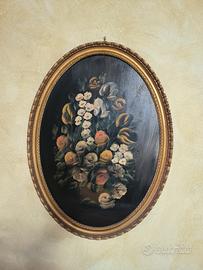 Lotto 3 quadri floreali stile classico – 100€