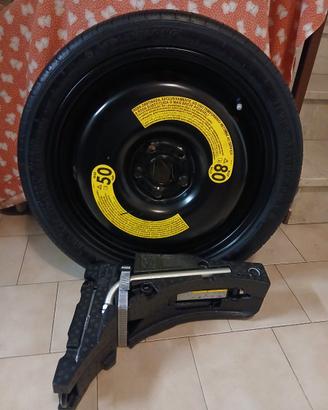 Ruotino originale vw golf 8/8.5 con attrezzi