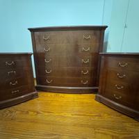 Trittico camera da letto in legno massello