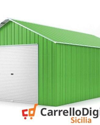 Baracca cantiere 438x724 saracinesca verde chiaro