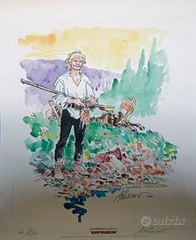LITOGRAFIA KEN PARKER LUNGO FUCILE IVO MILAZZO
