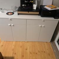 Mobile buffet bianco