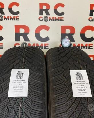 2 GOMME USATE 205/55R16 91 H CONTINENTAL - INVERN.