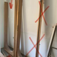 Arco decorativo in legno