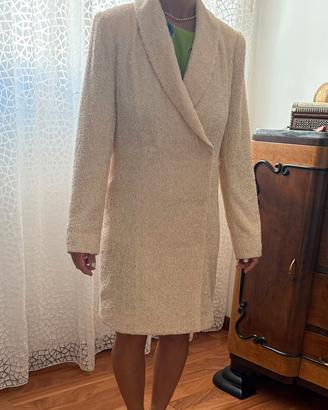 Abito blazer rosa cipria