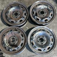 4 cerchi in ferro R14 skoda fabia 2008