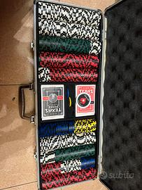 Tavolo da poker artigianale+ set pokerstars