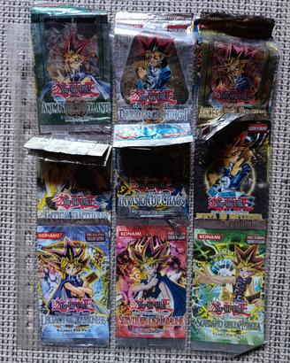 Lotto Bustine Vuote Yu-Gi-Oh! Vintage Anni 2000