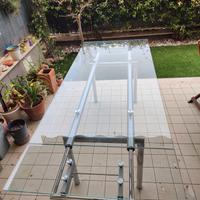 tavolo cristallo allungabile 