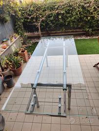 tavolo cristallo allungabile 