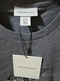 T-Shirt Calvin Klein Grigia XL Nuova