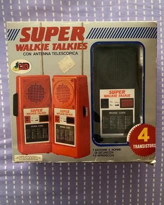 Walkie Talkie vintage Super Walkie Talki