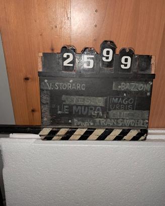Ciak cinematografico anni 60