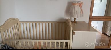 Lettino Pali+ fasciatoio+armadio 
