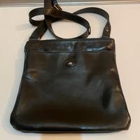 THE BRIDGE TRACOLLA UOMO NERA IN PELLE