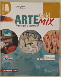 Libro di arte "Arte mix gold"