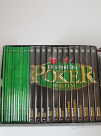 Collezione libri e dvd sul poker