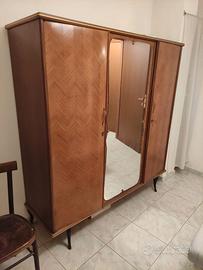 Armadio Vintage di design anni '50/'60 - 3 Ante co