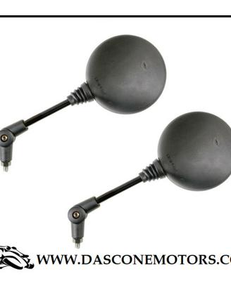 2 SPECCHIETTI RETROVISORI UNIVERSALI ATTACCO M10 P