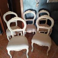 SEDIE SHABBY ANTICATE 