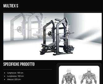 Home Gym completa professionale V3ERRE MULTITEX S