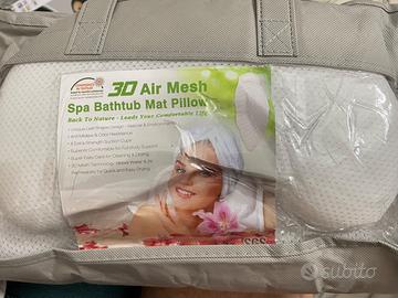 Cuscino da vasca da bagno 3d air mesh